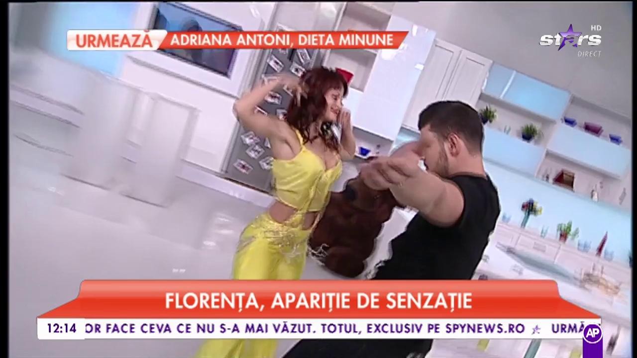 Florența, apariție de senzație. Vedeta a facut show cu miscările ei de dans
