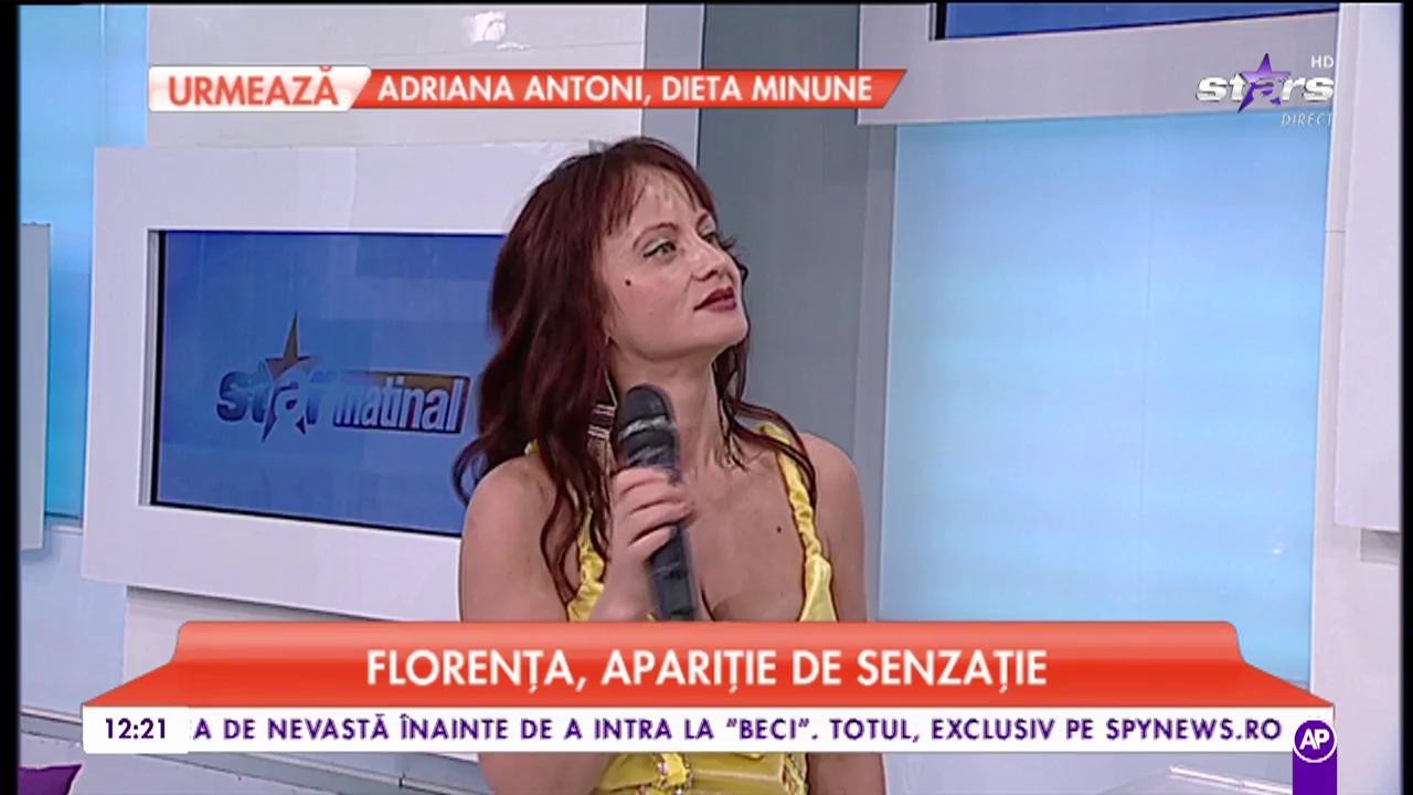 Florența, apariție de senzație. Vedeta vorbește despre cariera profesională