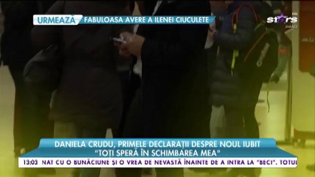 Daniela Crudu, primele declarații despre noul iubit: &rdquo;O să-mi fie dor și de cațeluș și de el&rdquo;