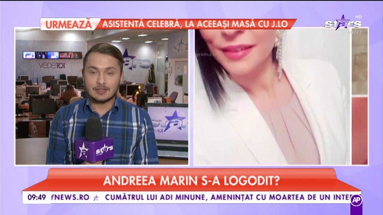 A apărut un inel pe degetul Andreei Marin