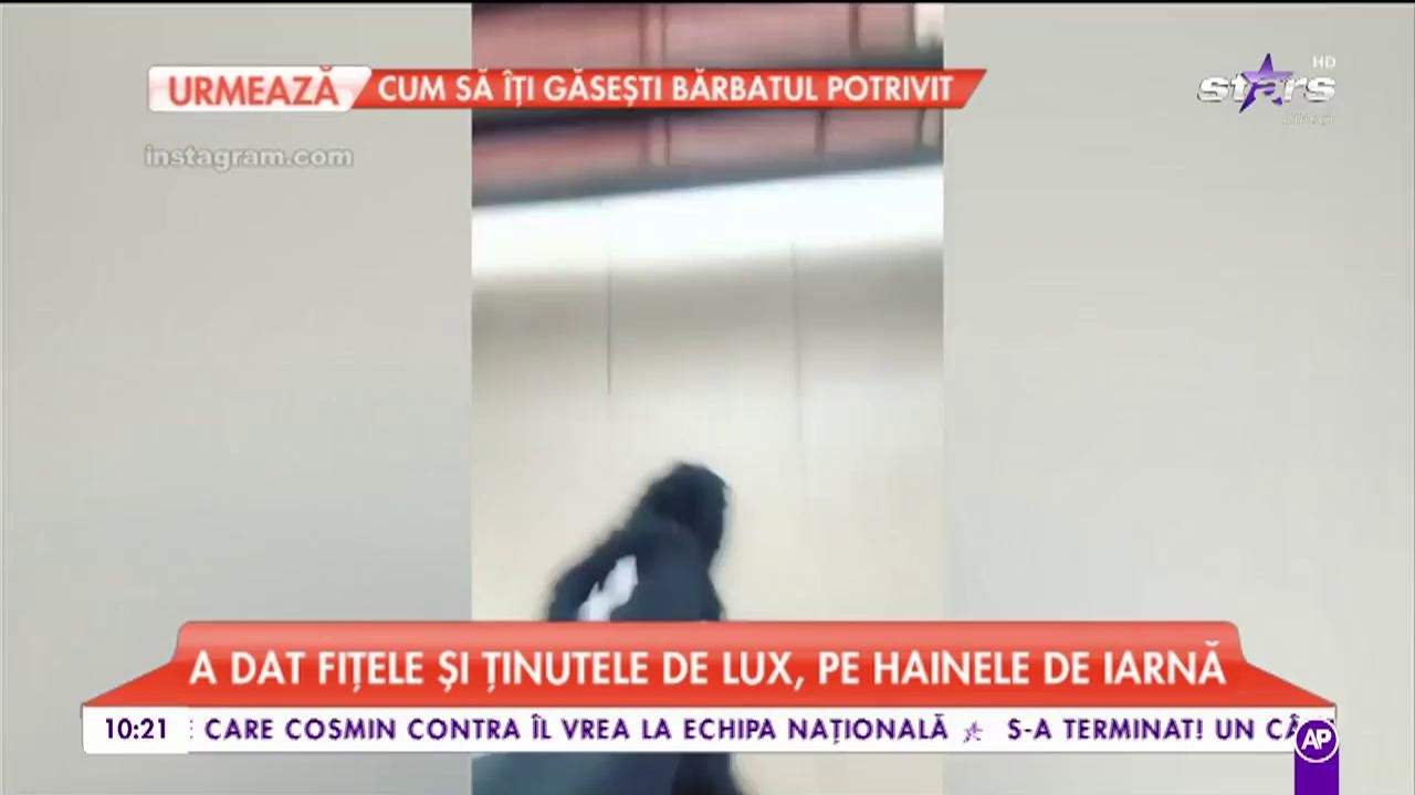 Alina Ceuşan, weekend de relaxare la munte