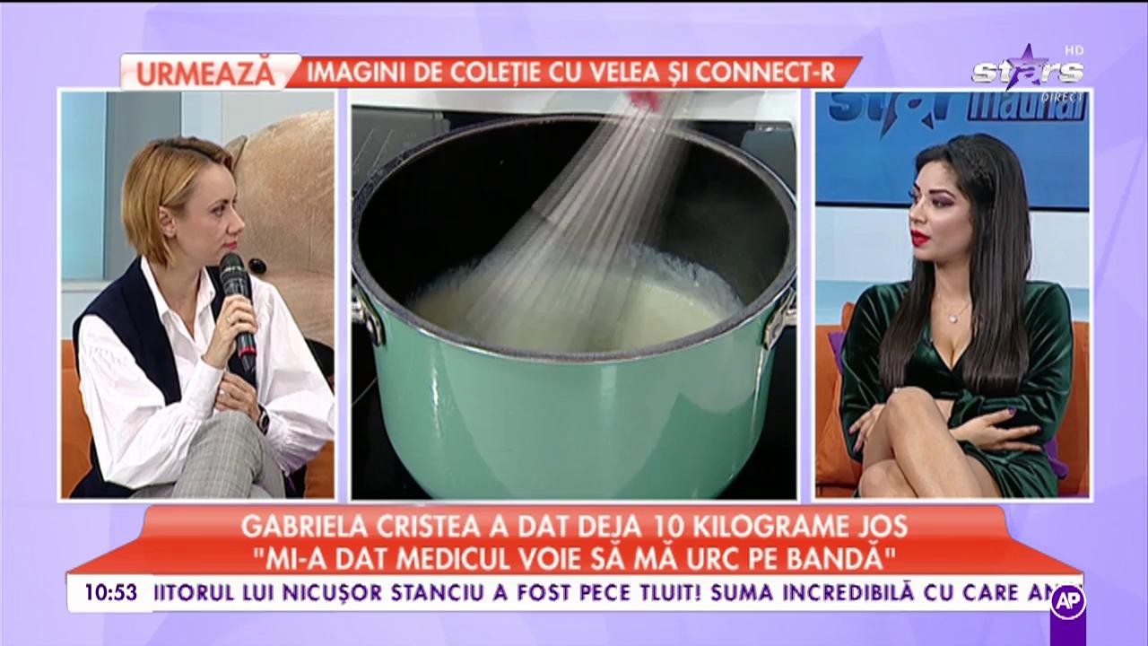 Gabriela Cristea a slăbit deja 10 kilograme