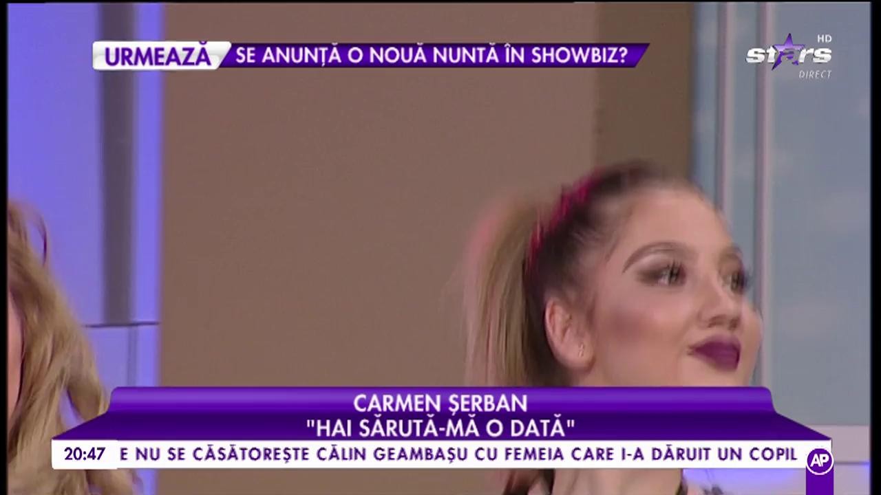 Carmen Șerban interpretează piesa ”Hai sărută-mă o dată”