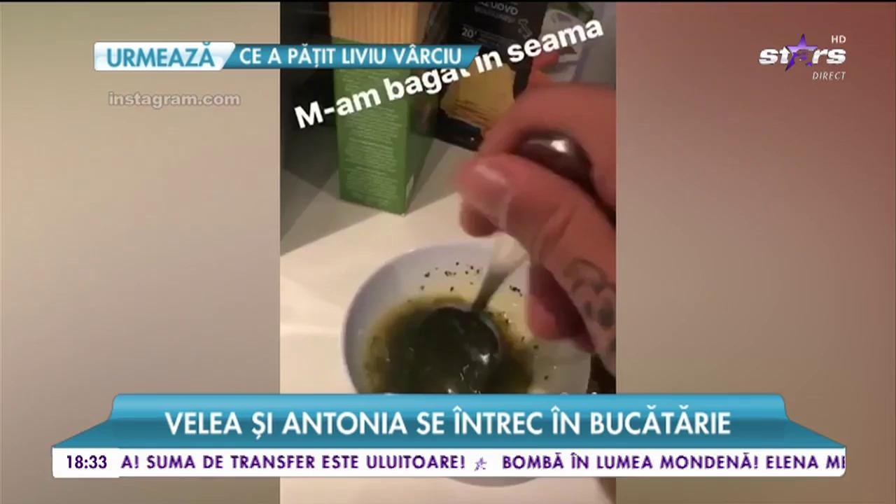 Alex Velea și Antonia se &icirc;ntrec &icirc;n bucătărie. Ce preparat au pregătit cei doi