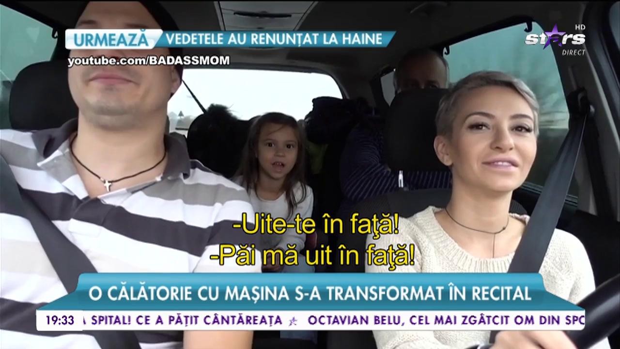 Giulia Anghelescu, spectacol &icirc;n familie. O călătorie cu mașina s-a transformat &icirc;n recital