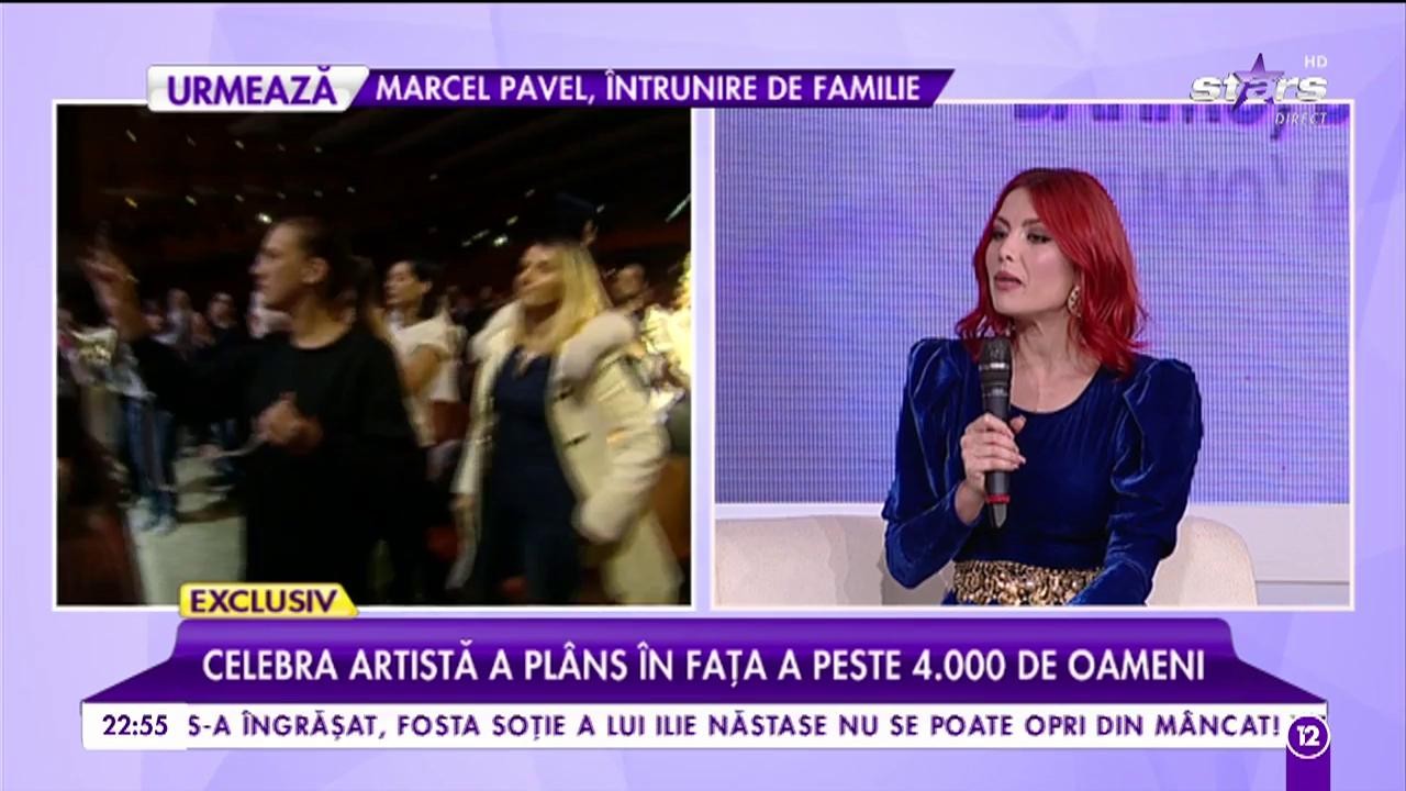 Elena Gheorge, &icirc;n lacrimi pe scenă: &rdquo;I-am dedicat bunicii mele &icirc;ntregul moment din concert&rdquo;