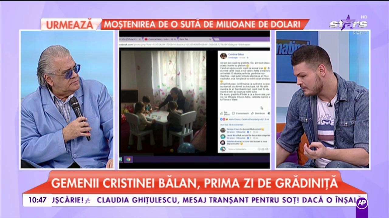 Gemenii Cristna Bălan, prima zi de grădiniță: &bdquo;Sunt băieți mari, copiii mei&rdquo;
