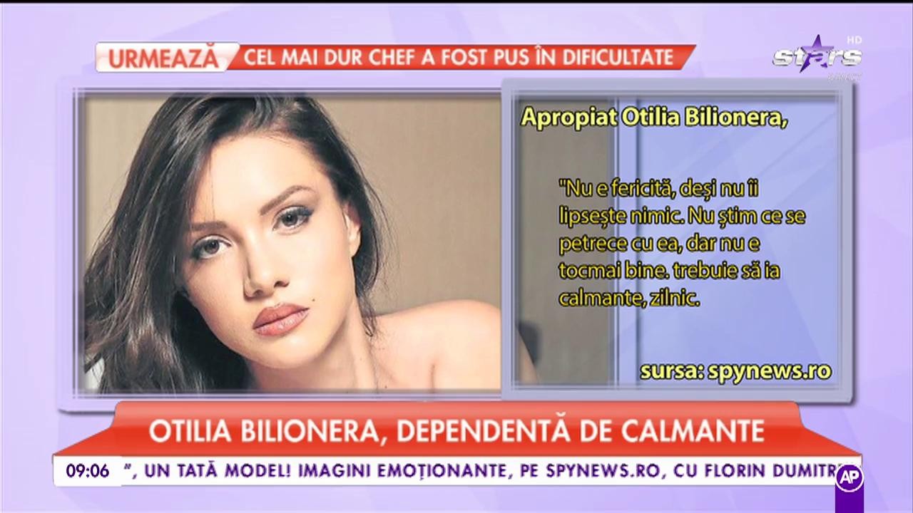 Otilia Bilionera, dependentă de calmante. Celebritatea at&acirc;rnă greu pe umerii vedetei