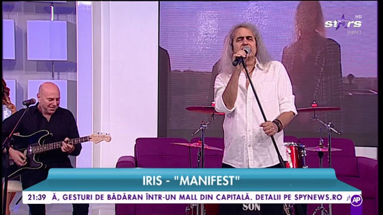 Iris interpretează piesa &rdquo;Manifest&rdquo;. Legendele muzicii rock &icirc;n platoul Răi da buni