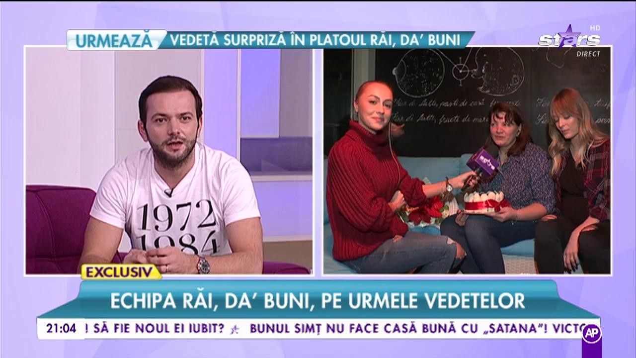 Mama și sora Deliei, &icirc;n direct la Răi da' buni. Oana Matache: &rdquo;E normal ca o gravidă să arate bine&rdquo;