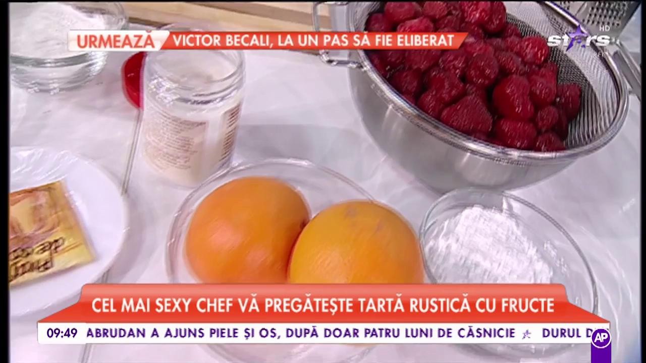 Chef Ralu ne pregătește &bdquo;Tartă rustică cu fructe&rdquo;