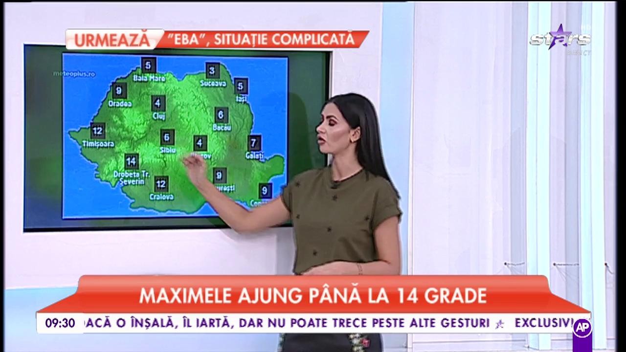 Vremea este schimbătoare de la o zi la alta. Maximele ajung p&acirc;nă la 14&deg;C