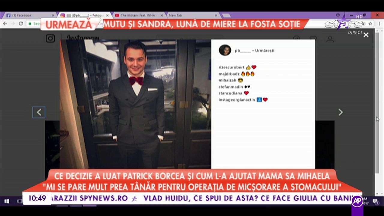 Ce decizie a luat Patrick Borcea și cum la ajutat mama sa Mihaela