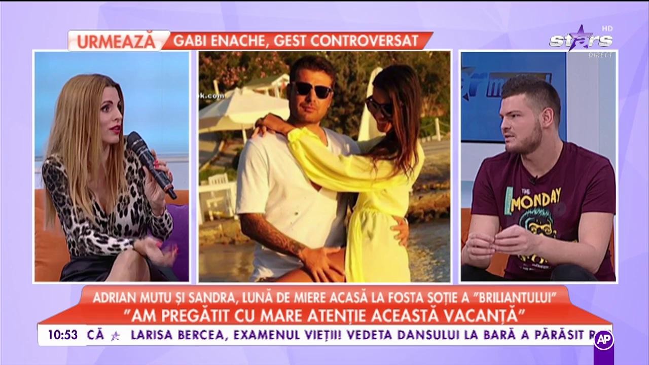 Adrian Mutu și Sandra, luna de miere acasă la fosta soție a &bdquo;briliantului&rdquo;: &bdquo;Am pregătit cu mare atenție aceasta vacanță&rdquo;