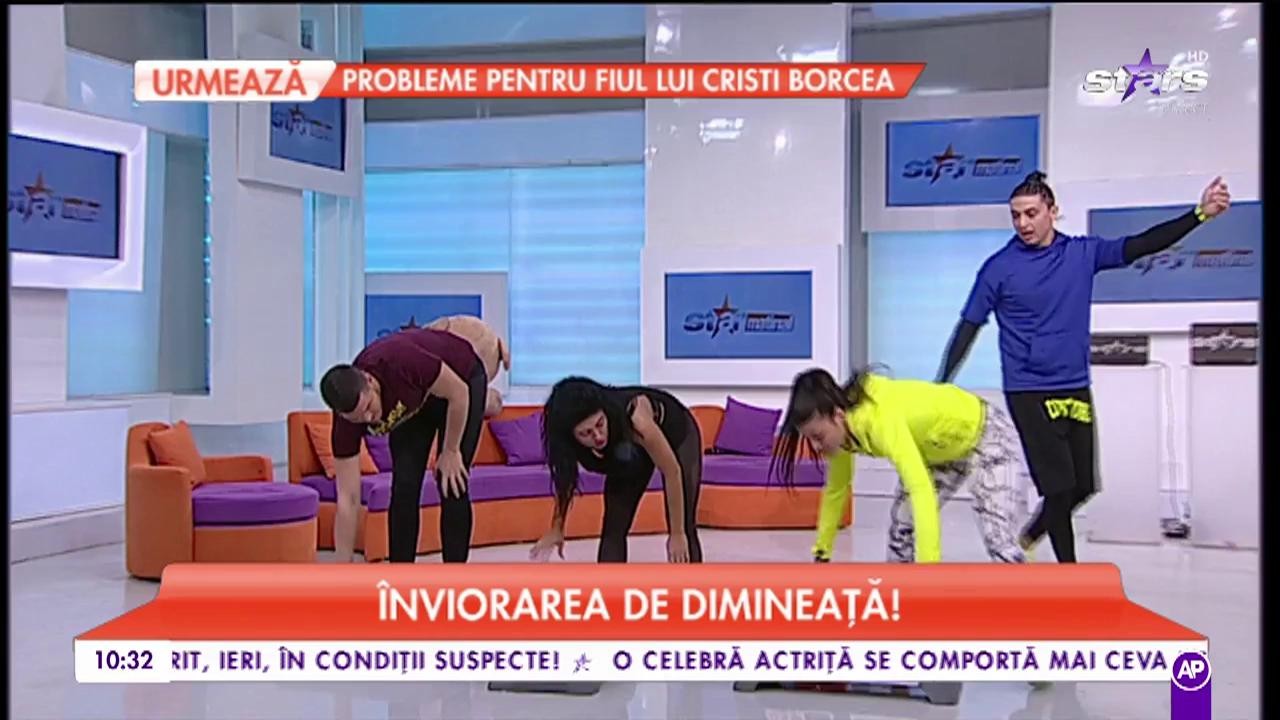&Icirc;nviorarea de dimineață! Antrenamentul vedetelor care scoate untul din noi