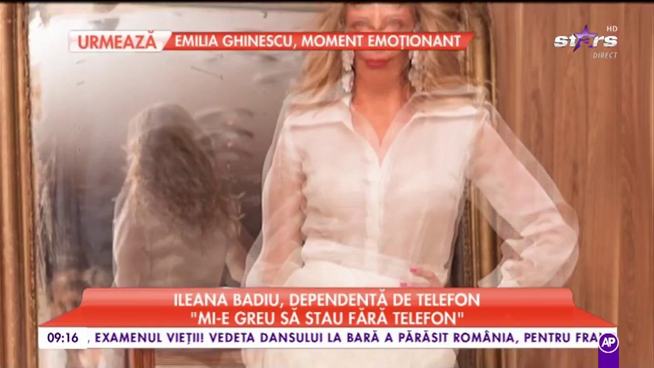 Ileana Badiu, dependentă de telefon: &bdquo;Dacă &icirc;mi pierd telefonul nici măcar nu știu unde locuiesc&rdquo;