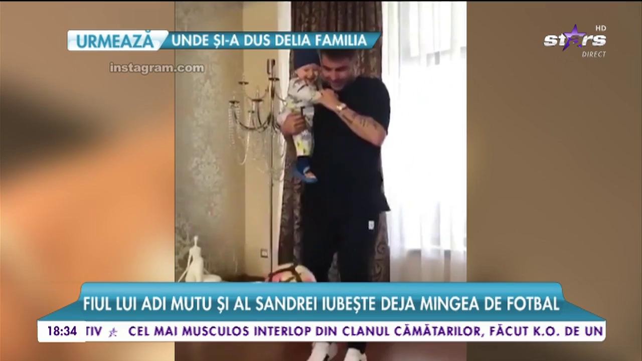 Micuțul Tiago &icirc;i calcă pe urme tatălui?