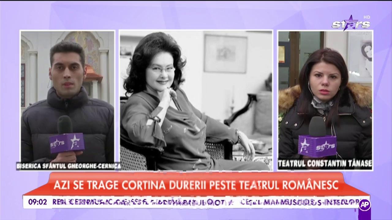 Azi se trage cortina durerii peste teatrul rom&acirc;nesc