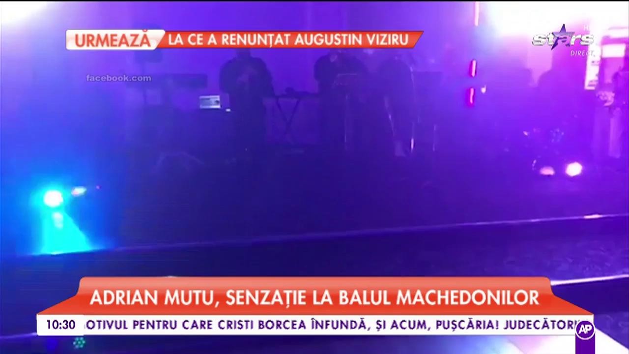 Adrian Mutu, senzație la balul machedonilor. Zeci de dedicații pentru &rdquo;Briliant&rdquo;