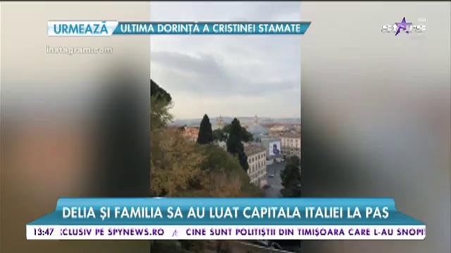 Delia și-a dus mama &icirc;n vacanță la Roma. Artia i-a făcut mamei cea mai mare surpriză