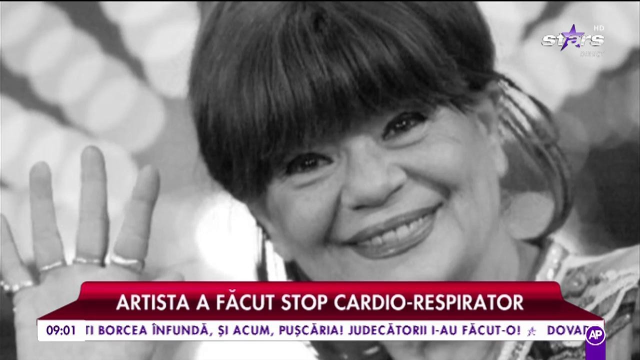 Cristina Stamate a &icirc;ncetat din viaţa la v&acirc;rsta de 71 de ani. Artista a făcut un stop cardio-respirator