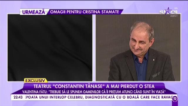 Vasile Muraru: &bdquo;Am pierdut valori incomensurabile ale teatrului rom&acirc;nesc&rdquo;