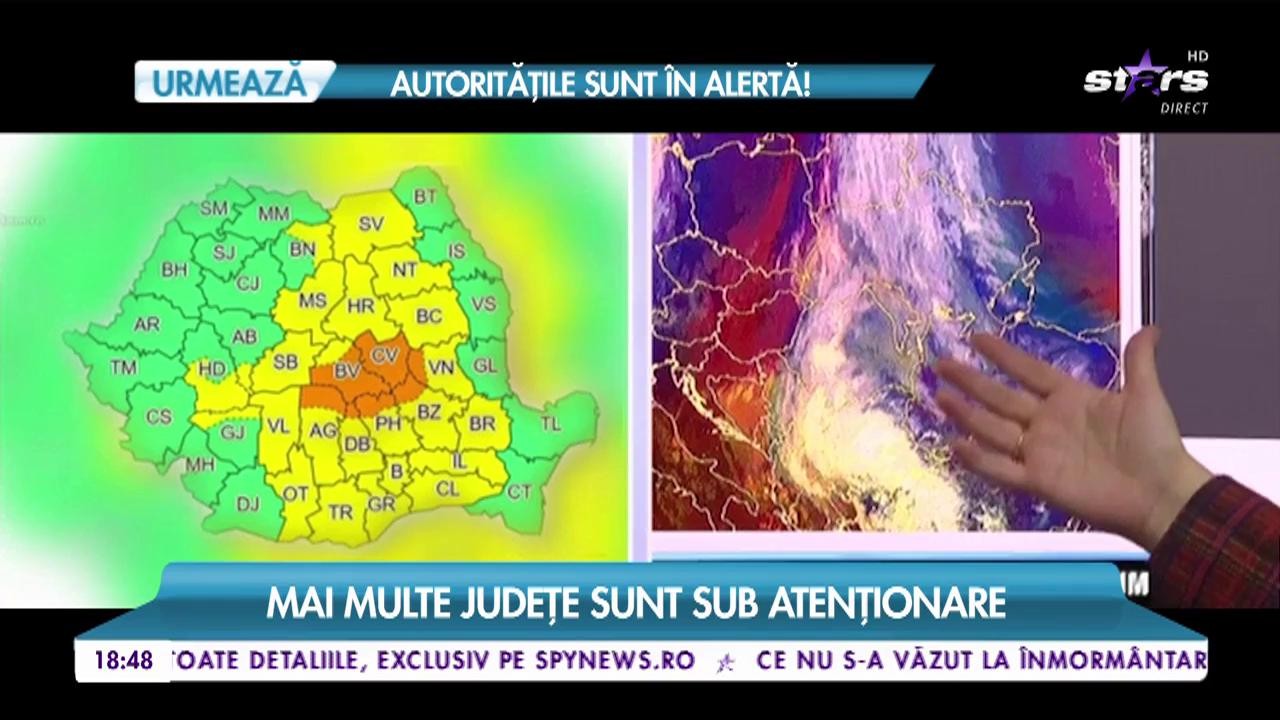 Coduri galbene și portocali de ninsori și viscol!