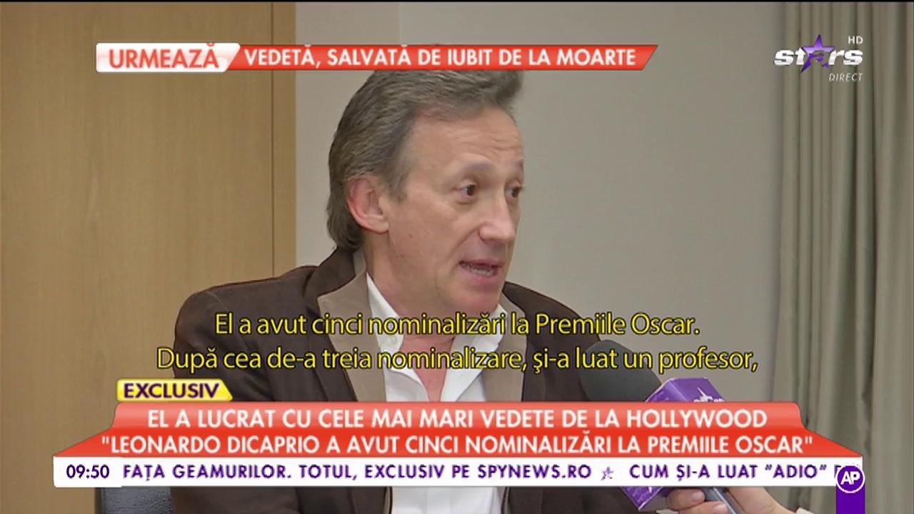 Interviu, &icirc;n premieră pentru Antena Stars cu profesorul starurilor. Bernard Hiller a lucrat cu cele mai mari vedete de la Hollywood