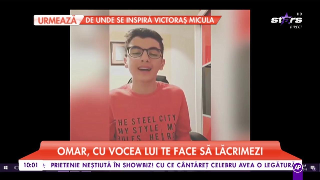 Omar, cu vocea lui te face să lăcrimezi. Așa arată talentul adevărat