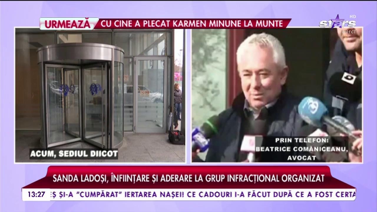 Sanda Ladoși și soțul, săltați de mascații DIICOT la 6 de dimineața. Cei doi riscă &icirc;nchisoarea