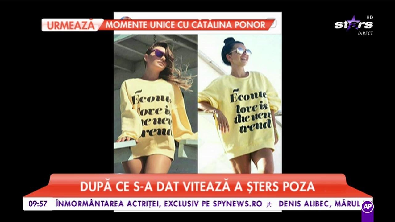 Cine pe cine a copiat? Alexandra Stan a purtat o bluză identică cu a Innei