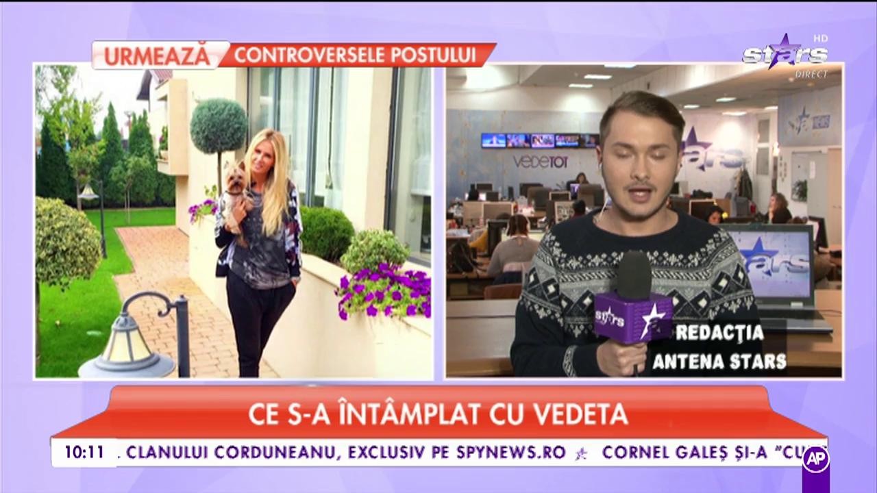 Andreea Bănică, de urgență la spital. Un dansator i-a spart dinții