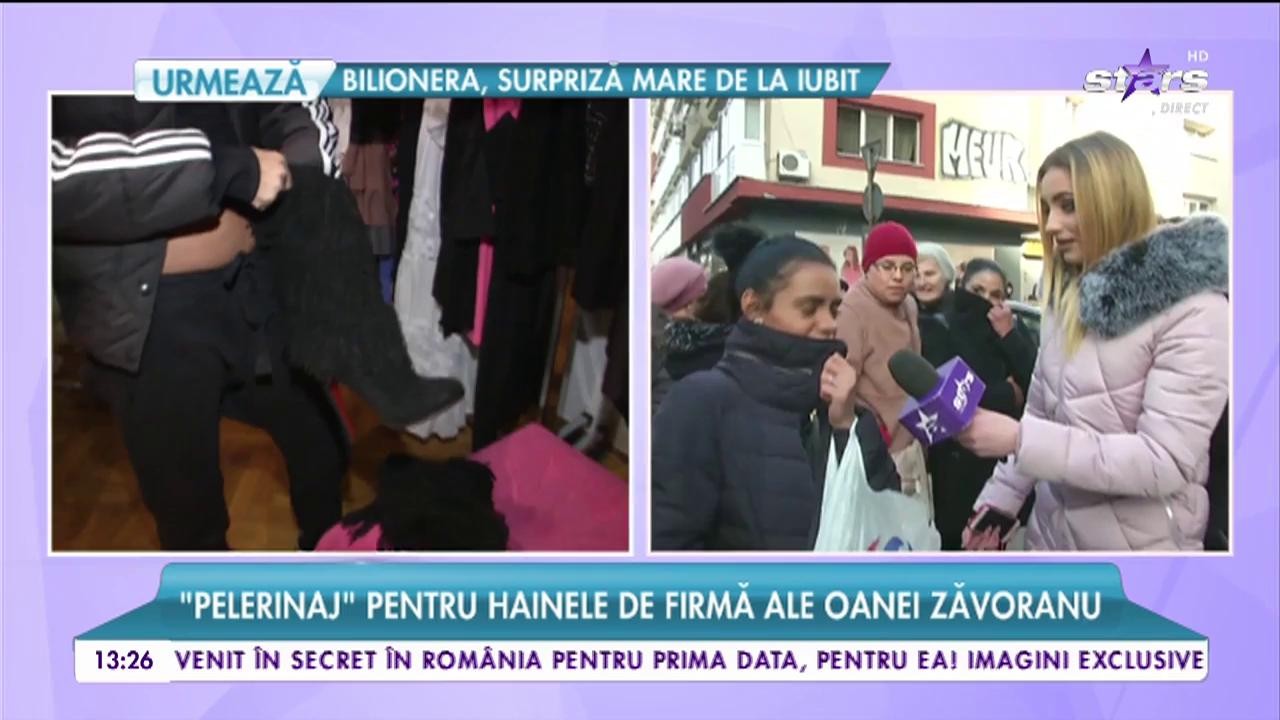 &bdquo;Pelerinaj&rdquo; pentru hainele de firmă ale Oanei Zăvoranu