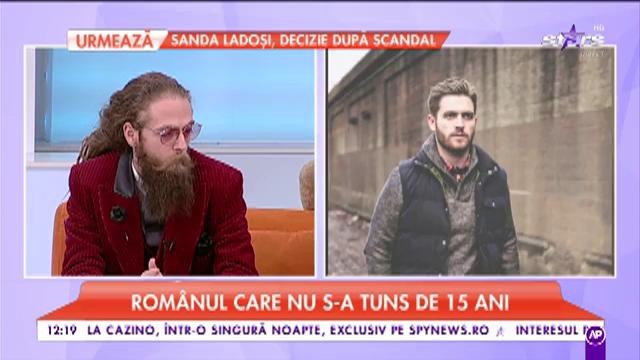 Rom&acirc;nul care nu s-a mai tuns de 15 ani