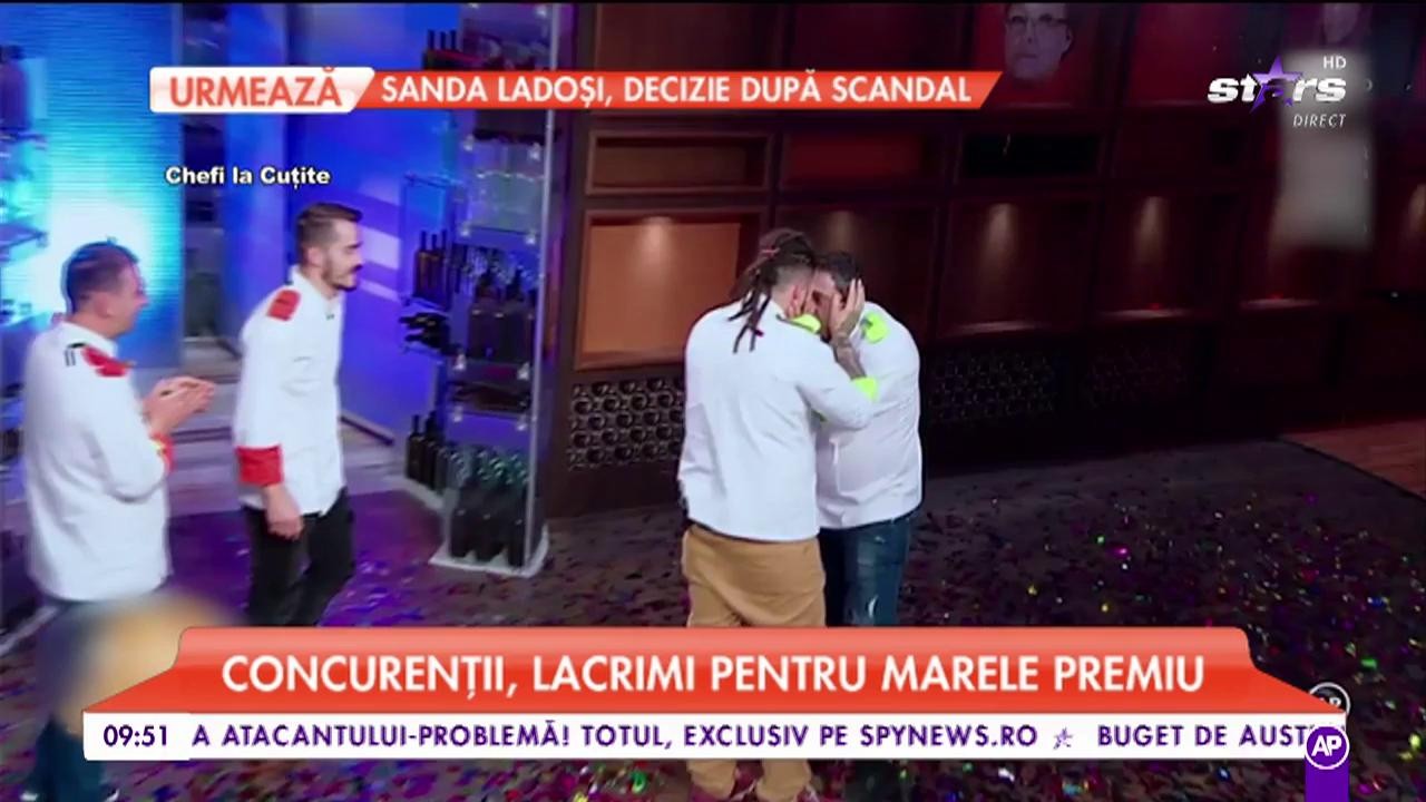 Andrei Olteanu este marele c&acirc;știgător de la &bdquo;Chefi la cuțite&rdquo;. Cum au reacționat jurații