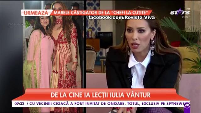 Iulia V&acirc;ntur, alături de cea mai bogată actriță din India