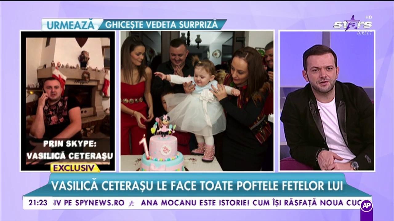 Petrecere la dublu &icirc;n Maramureș. Vasilică Ceterașu le face toate poftele fetelor lui