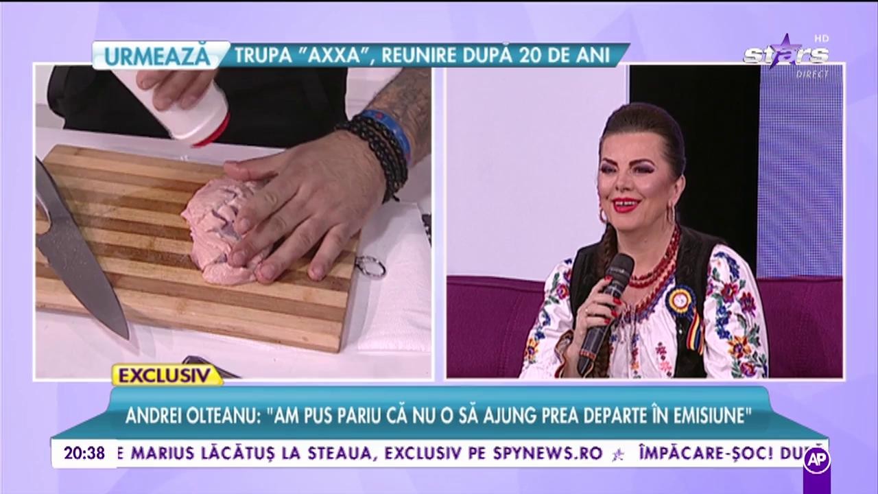 C&acirc;știgătorul &rdquo;Chefi la cuțite&rdquo; gătește &icirc;n platoul &rdquo;Rai da' buni. Andrei Olteanu acceptă provocarea lui Mihai Morar