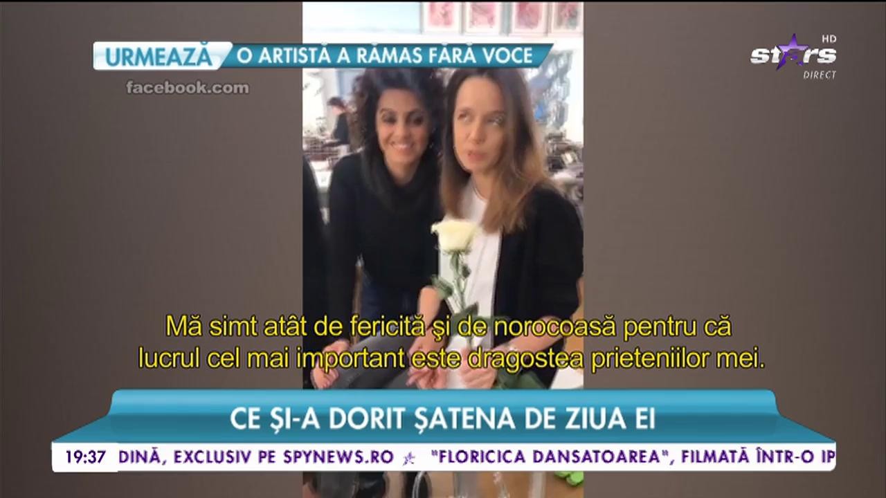 Surprize după surprize pentru Andreea Raicu. Ce și-a dorit șatena de ziua ei