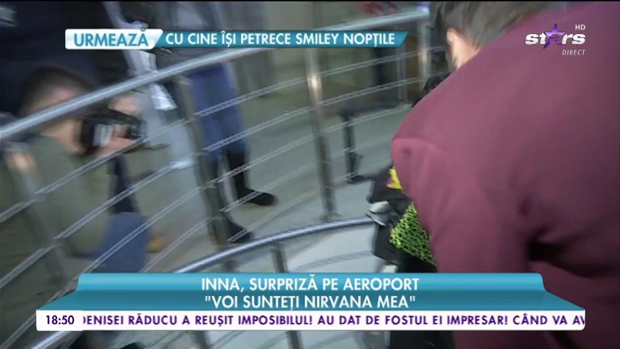 Inna, surpriză pe aeroport: &rdquo;Sunt extraordinar de emoționată&rdquo;