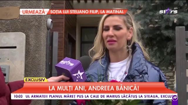 Andreea Bănică &icirc;și sărbătorește ziua de nume la Antena Stars
