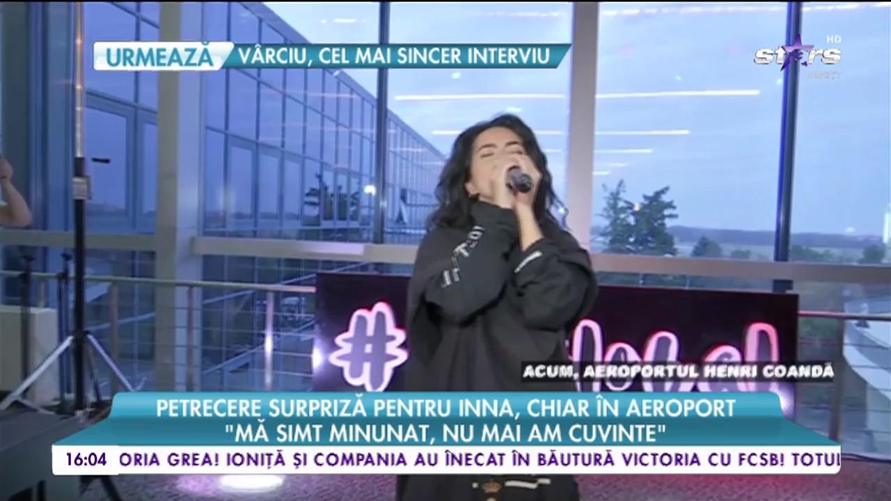 Petrecere surpriză pentru Inna. Vedeta este &icirc;n lacrimi: &rdquo;Mă simt minunuat, nu mai am cuvinte&rdquo;