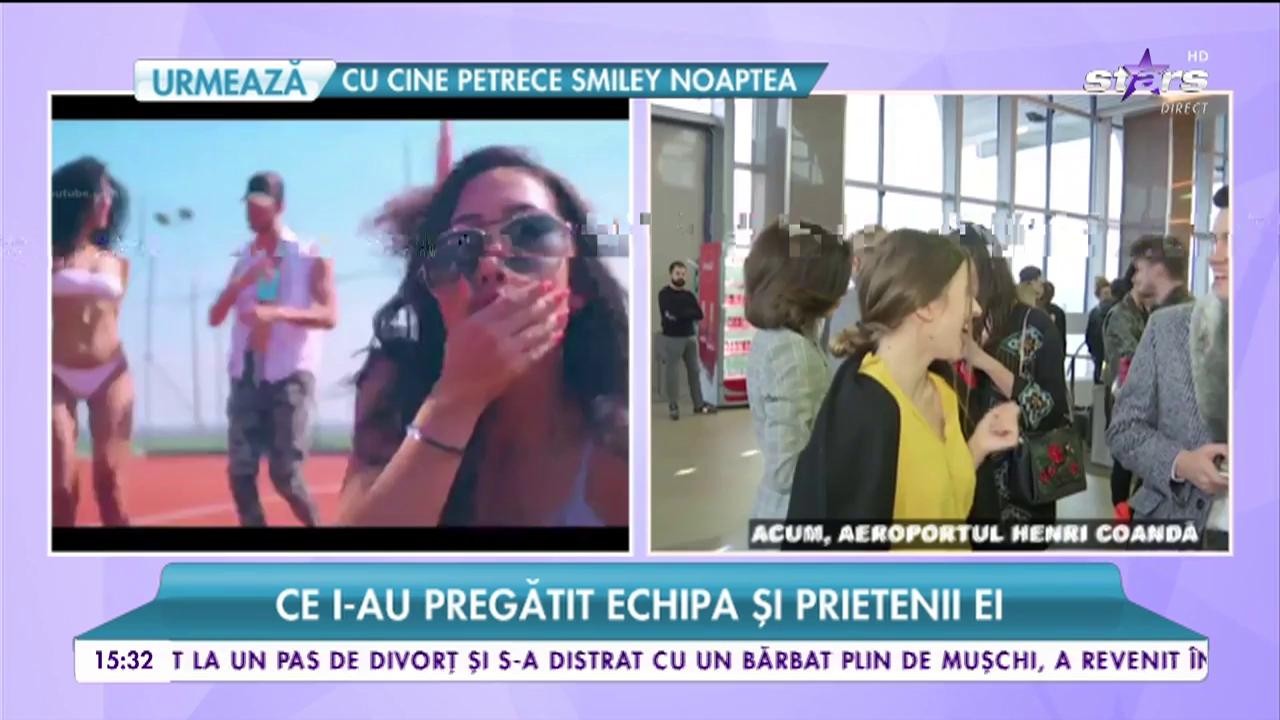 Petrecere surpriză pentru Inna chiar &icirc;n aeroport. Ce i-au pregătit echipa și prietenii