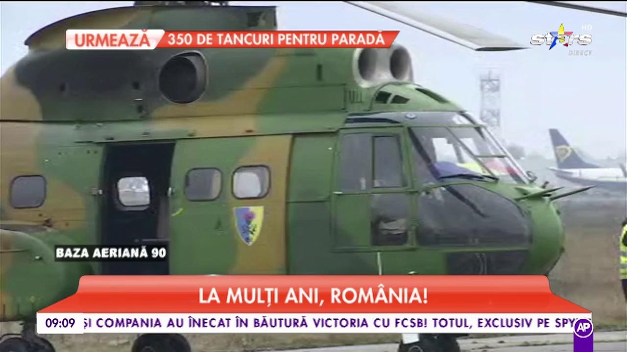 La mulți ani, Rom&acirc;nia! La baza aeriana 90 se fac ultimele pregătiri pentru parada de 1 Decembrie