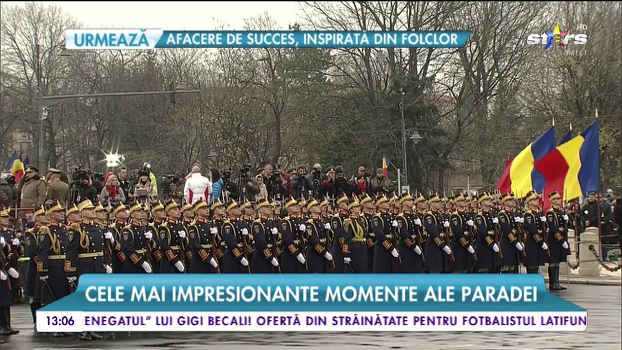 La mulți ani, Rom&acirc;nia. Paradă impresionantă de 1 Decembrie