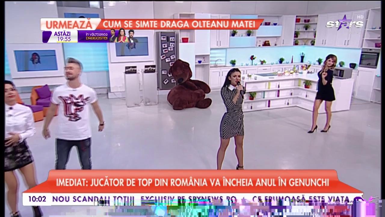 Anastasia interpretează piesa &rdquo;La revedere&rdquo;