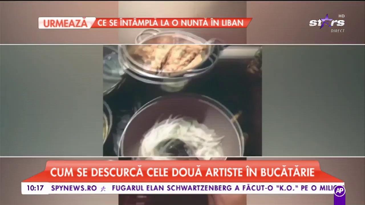 Feli și Corina Bud se descurcă și &icirc;n bucătărie. Cele două vedete se pricep și la c&acirc;ntat și la gătit