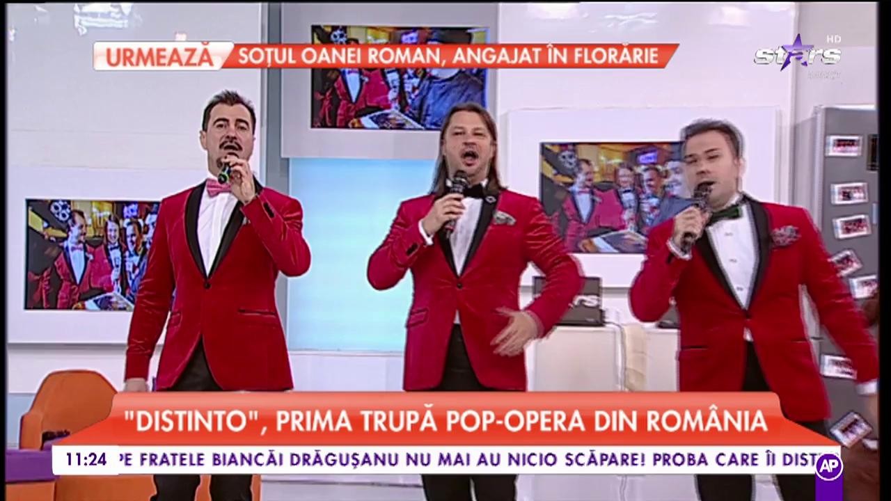 Trupa Distinso face spectacol! Formația este prima trupă de pop-opera din Rom&acirc;nia