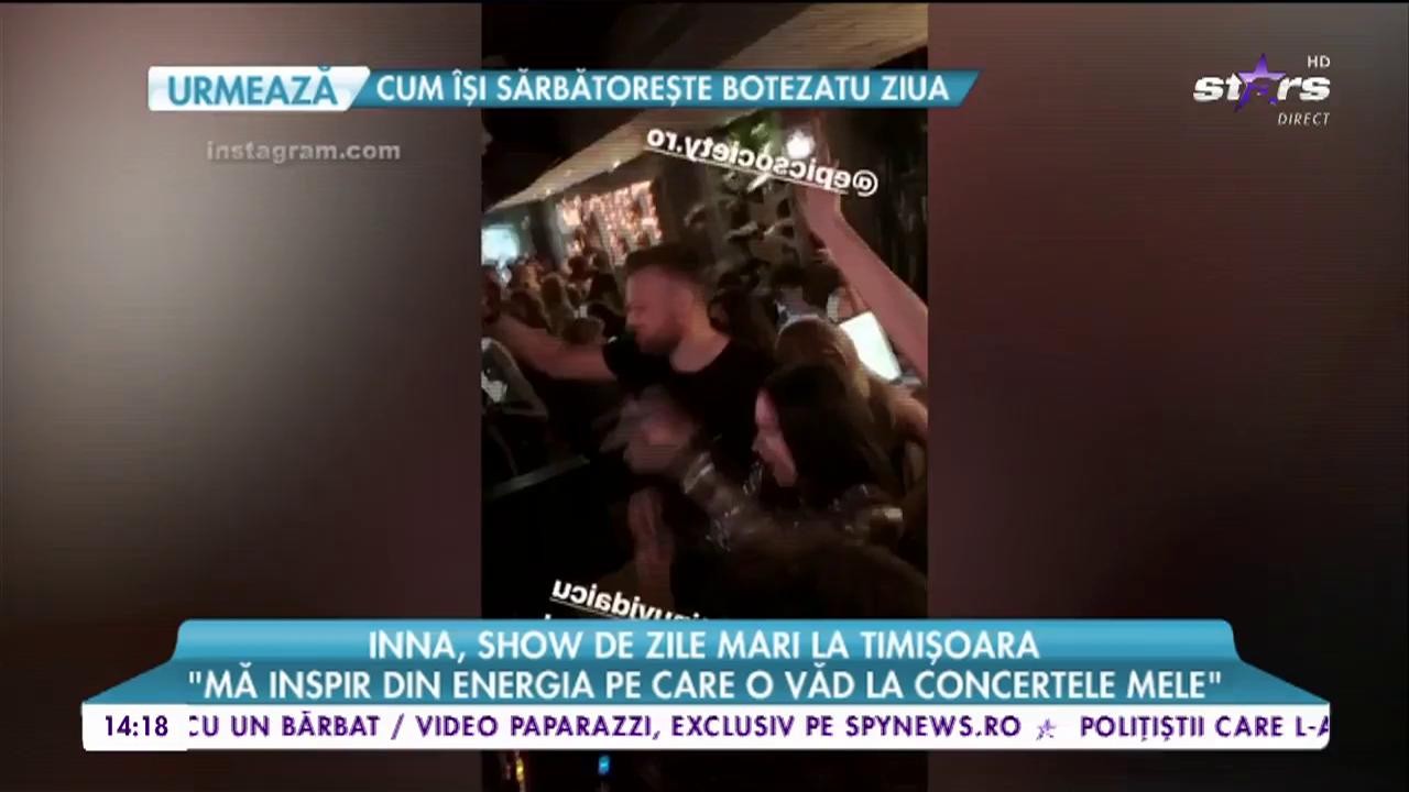 Inna, show de zile mari la Timișoara. Artista a făcut spectacol &icirc;n clubul iubitului Roxanei Ionescu