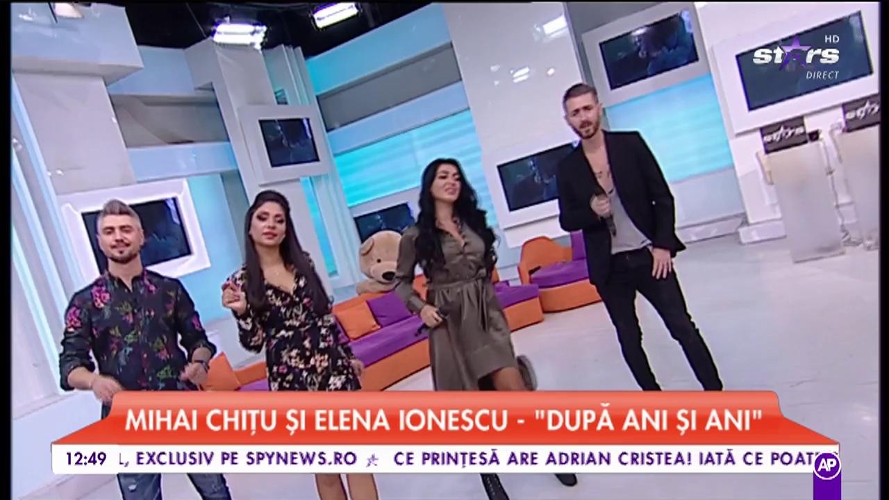 Mihai Chițu și Elena Ionescu interpretează piesa &rdquo;După ani și ani&rdquo;